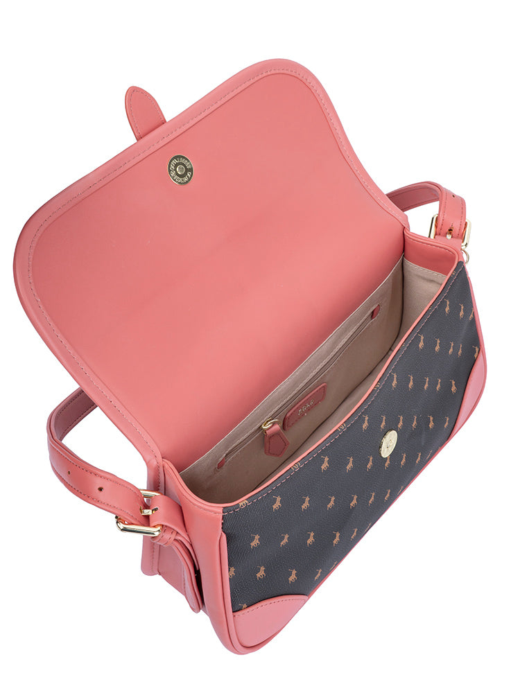 Polo Kelsey Flapover Shoulder Bag | Brown
