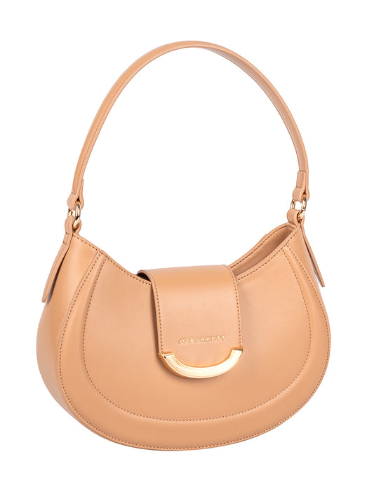 Jo Borkett Collete Shoulder Bag | Biscuit