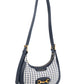 Jo Borkett Jacquard Shoulder Bag | Navy