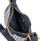 Jo Borkett Jacquard Shoulder Bag | Navy