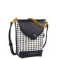 Jo Borkett Jacquard Small Crossbody Sling | Navy