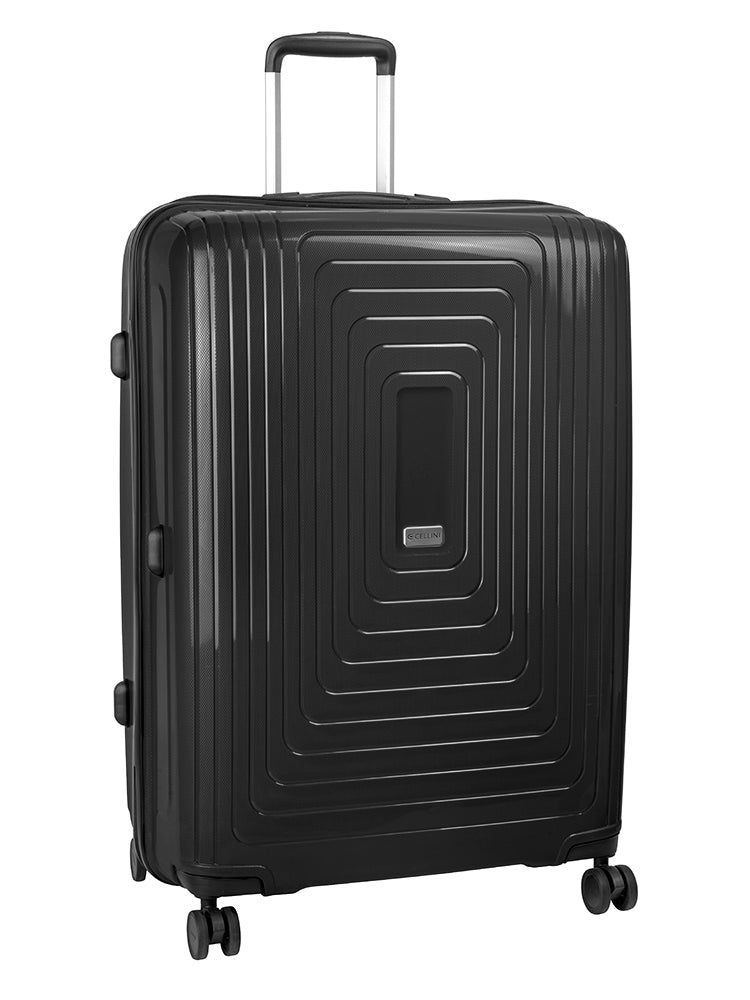 Cellini Flexilite Large 4 Wheel Trolley Case | Black