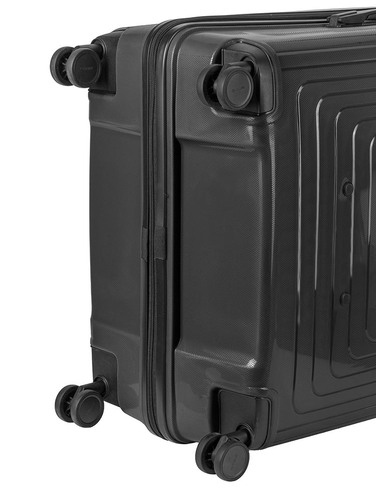 Cellini Flexilite Large 4 Wheel Trolley Case | Black