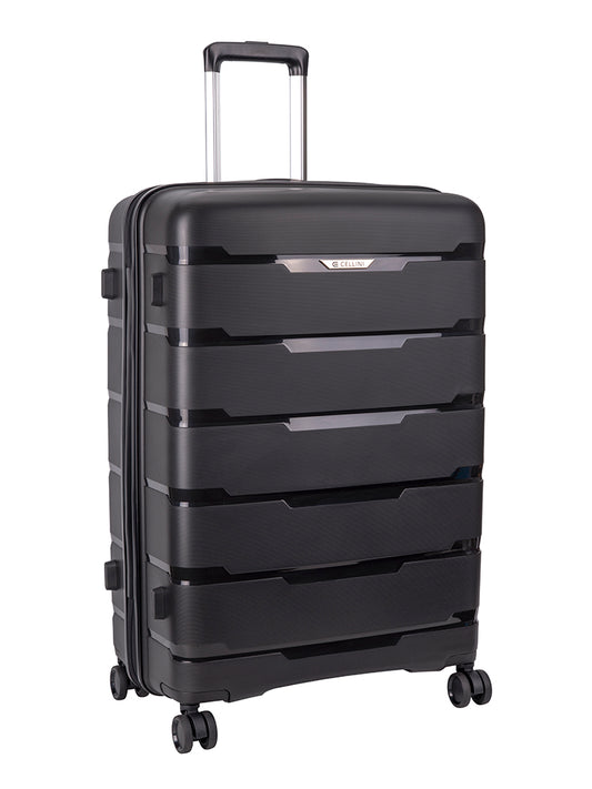 Cellini Rapido Large 4 Wheel Trolley | Black
