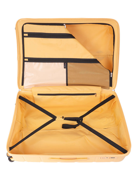 Cellini Rapido Large 4 Wheel Trolley | Yellow