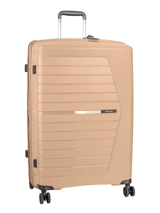 Cellini Starlite Large 4 Wheel Trolley Case | Cinnamon