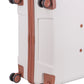 Cellini Monte Carlo Large 4 Wheel Trolley Case | White
