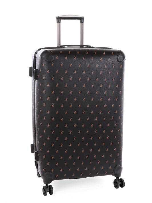 Polo Double Pack Large 4 Wheel Trolley Case | Black