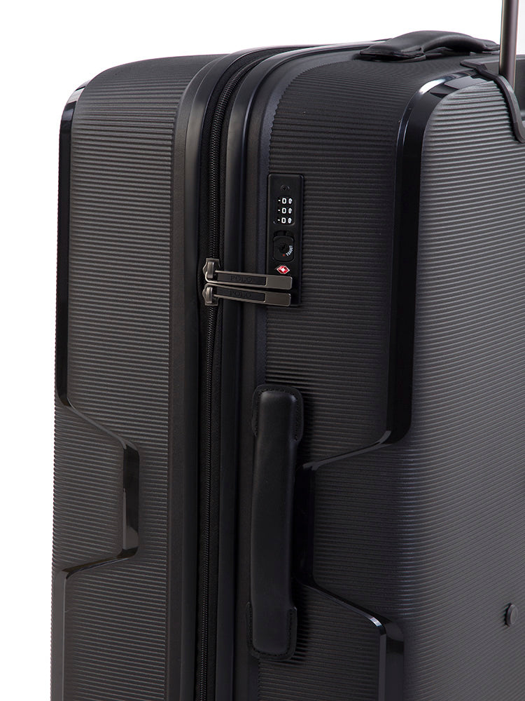 Polo Eco Horizon Large 4 Wheel Trolley Case | Black