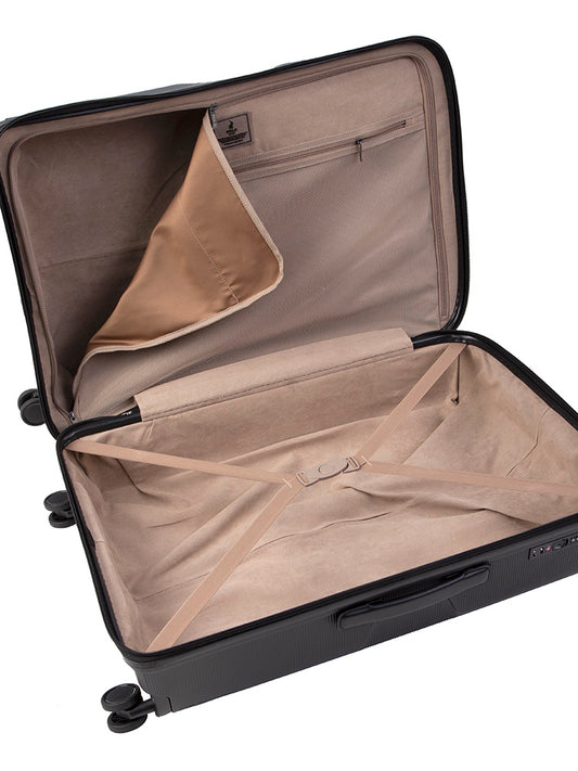 Polo Eco Horizon Large 4 Wheel Trolley Case | Black