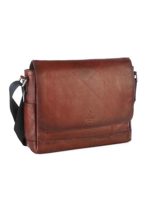 Polo Hudson Messenger | Brown