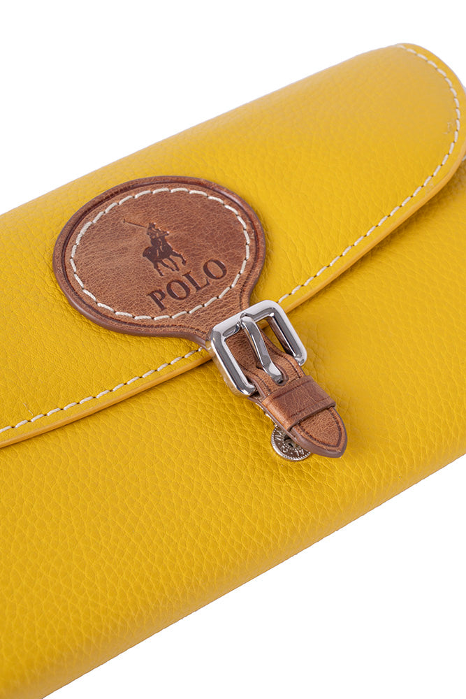 Polo Benton Clutch Purse | Mustard