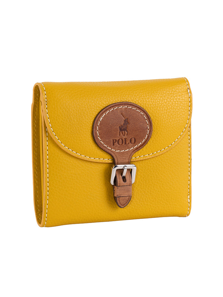 Polo Benton Compact Purse | Mustard