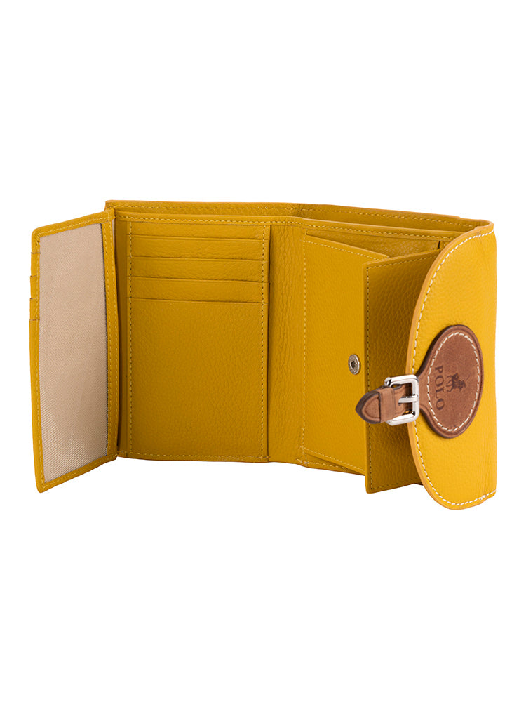 Polo Benton Compact Purse | Mustard