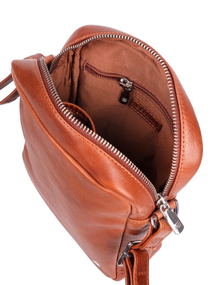 Cellini Diva Adina N/S Sling Bag | Cognac