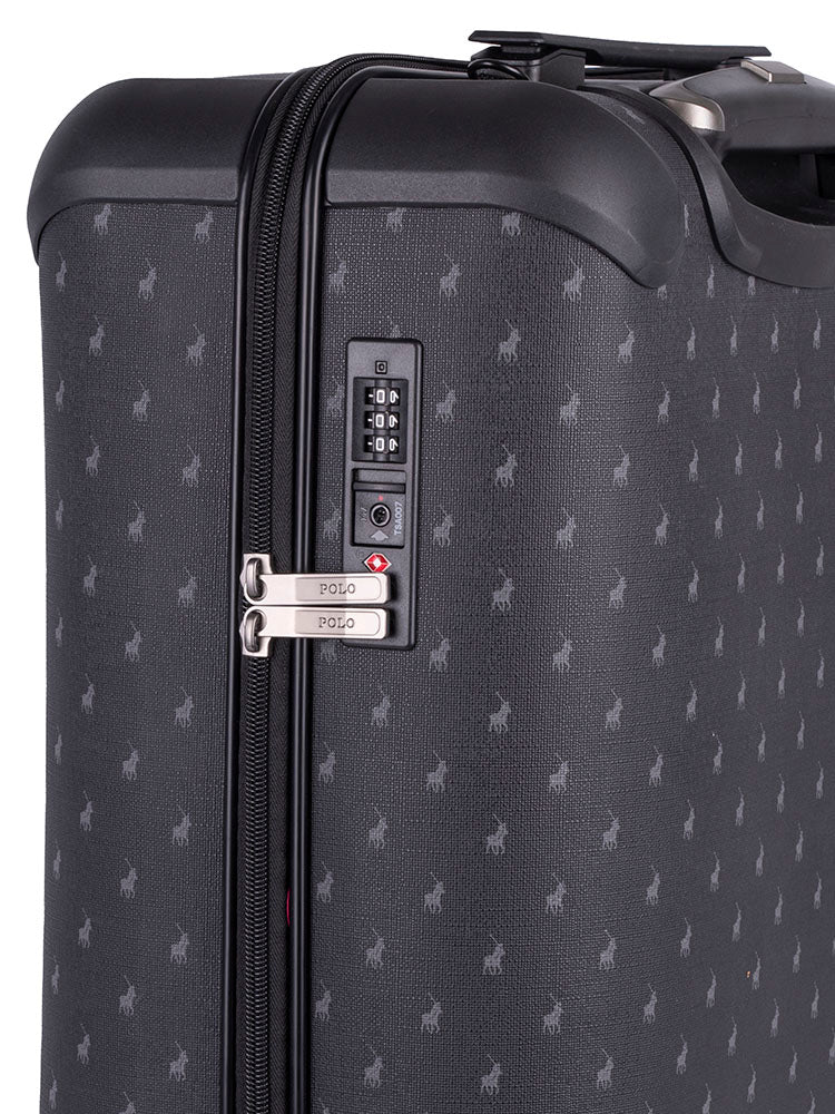 Polo Double Pack 4 Wheel Carry On Trolley | Charcoal