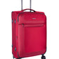 Voyager Istria Medium 4 Wheel Trolley Case | Red