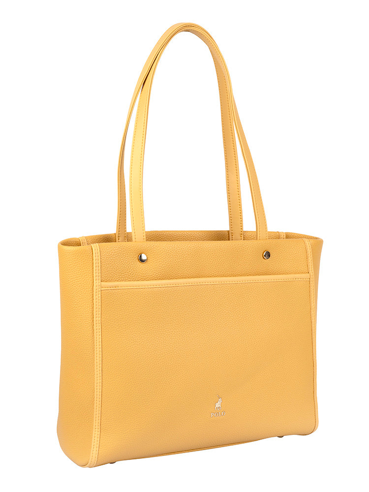 Polo Lyon Medium Casual Tote | Yellow