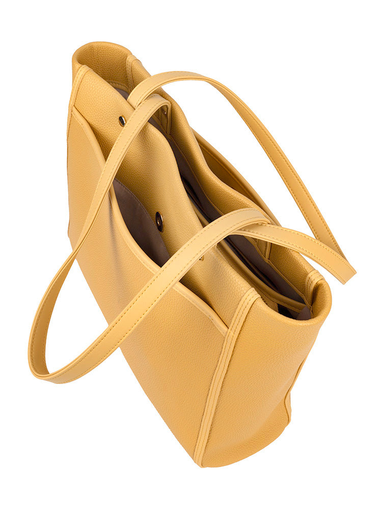 Polo Lyon Medium Casual Tote | Yellow