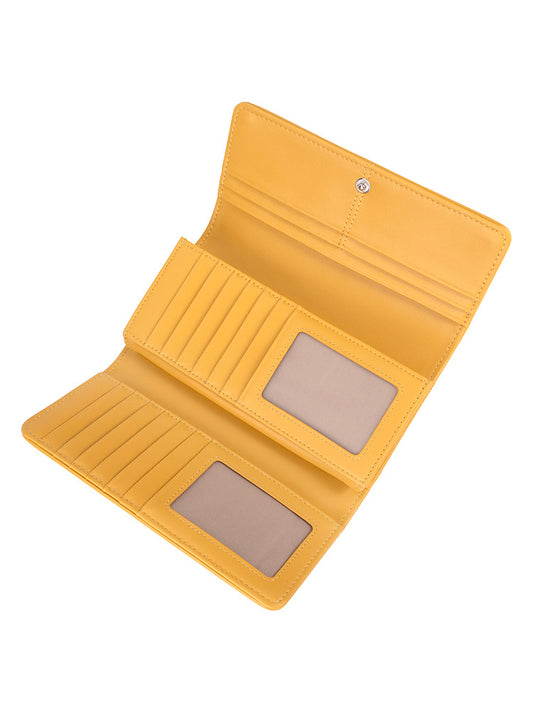 Polo Lyon Trifold Purse | Yellow