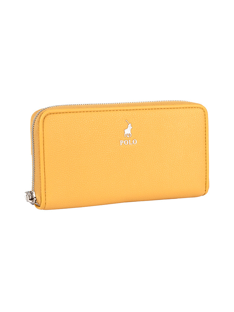 Polo Lyon Zip Around Purse | Yellow