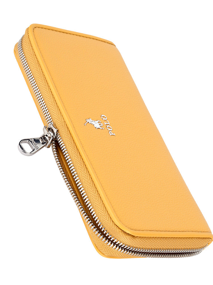 Polo Lyon Zip Around Purse | Yellow