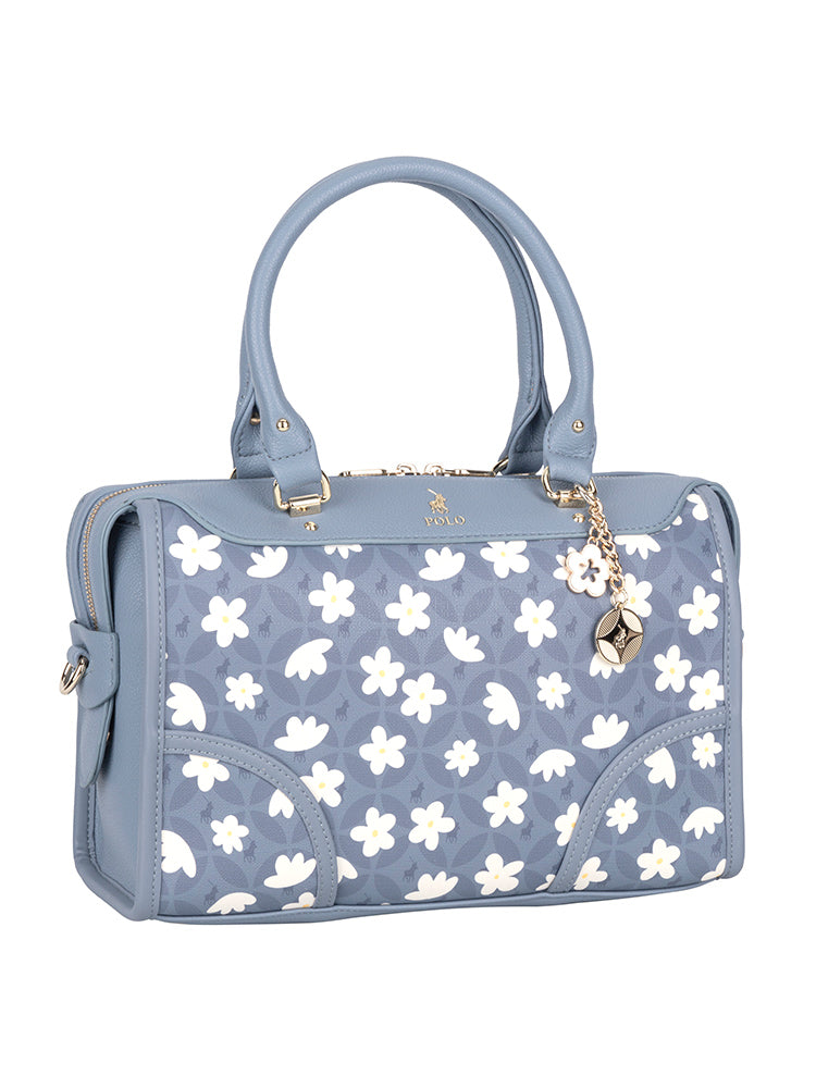 Polo Meadow Barrel Shopper | Blue