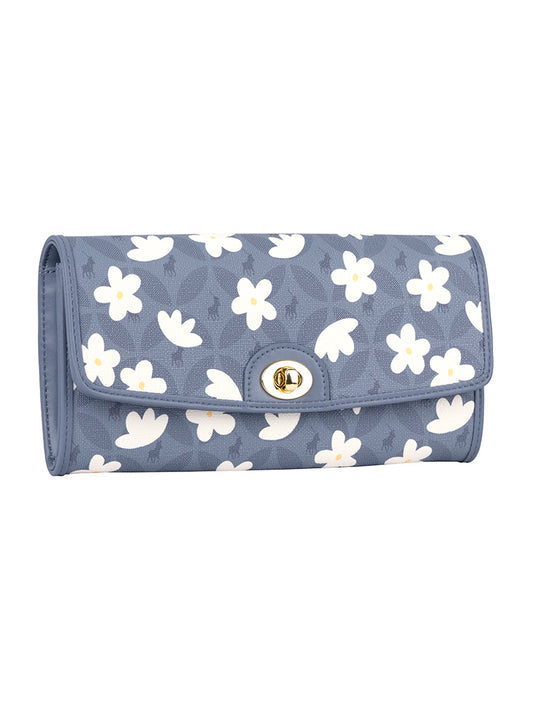 Polo Meadow Clutch Purse | Blue