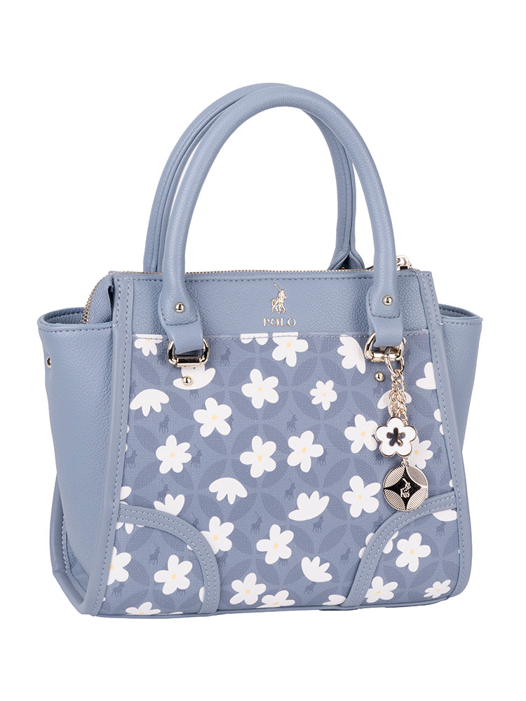 Polo Meadow Barrel Shopper | Blue