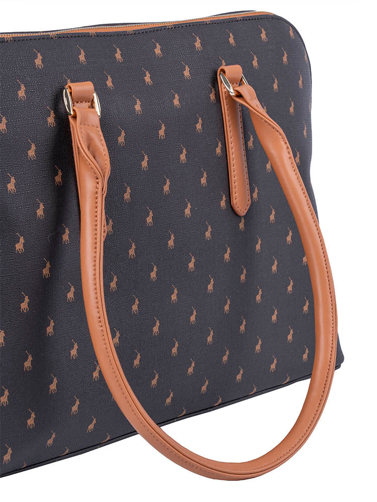 Polo Iconic Laptop Bag | Brown