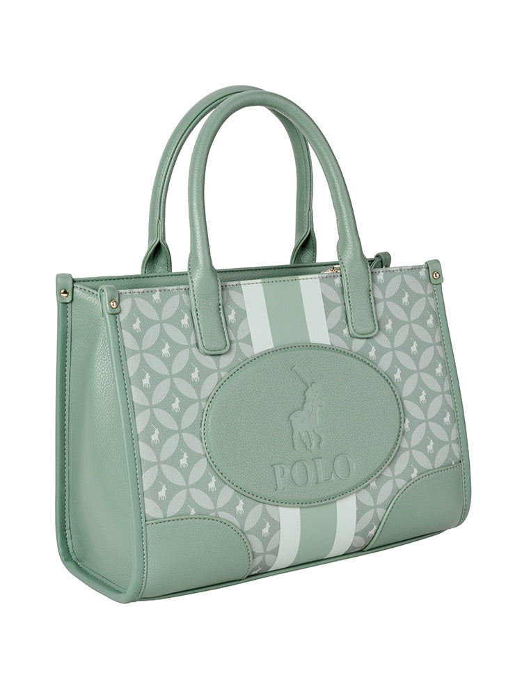 Polo Porter Small Shopper | Matcha