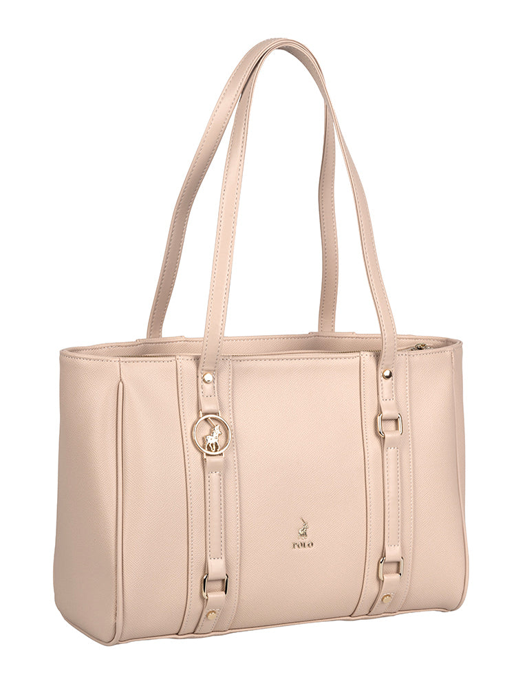 Polo Siena Medium Market Tote | Vanilla