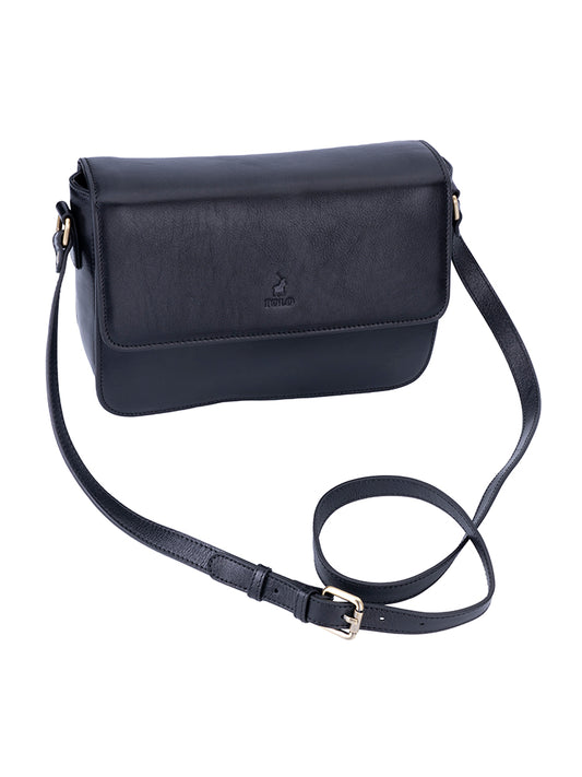 Polo Vega Flapover Sling | Black