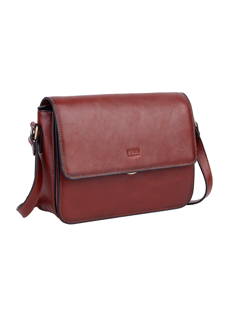 Polo Vega Flapover Sling | Brown