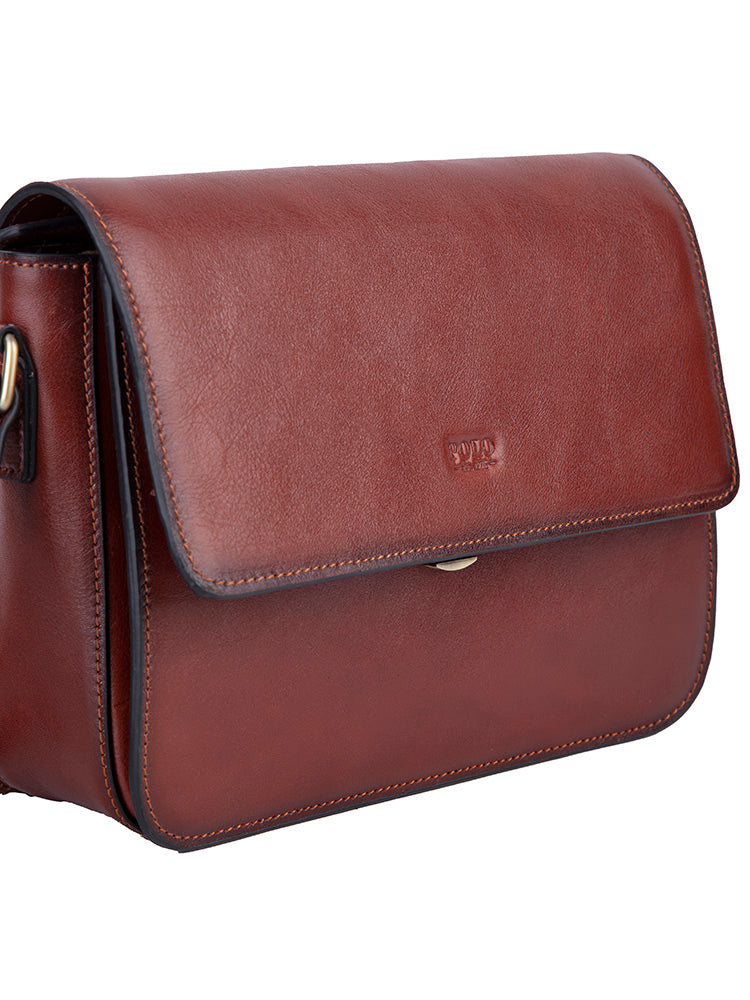 Polo Vega Flapover Sling | Brown