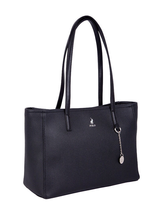 Polo Lyon Medium Market Tote | Black