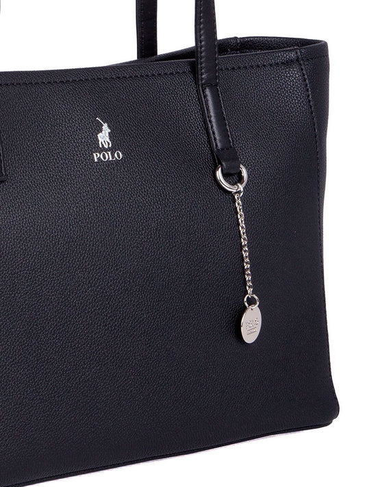 Polo Lyon Medium Market Tote | Black