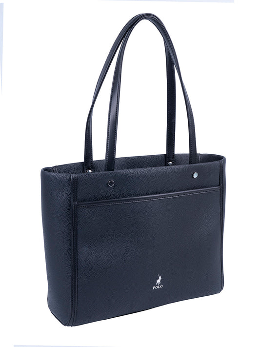 Polo Lyon Medium Casual Tote | Black