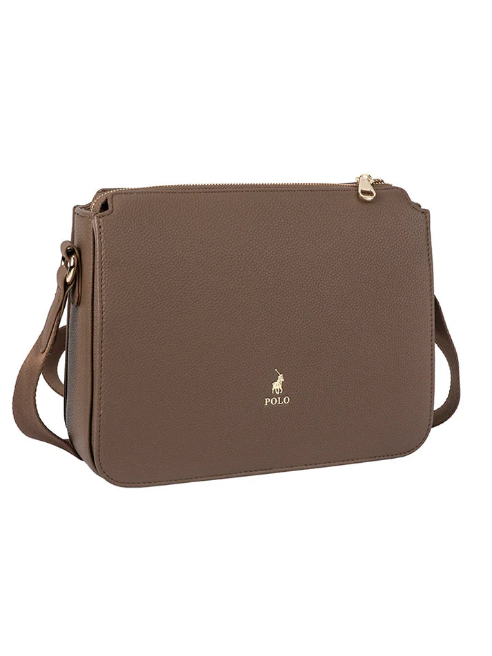 Polo Lyon Crossbody | Taupe