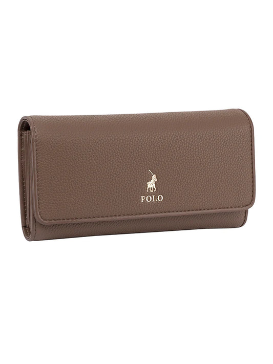 Polo Lyon Trifold Purse | Taupe