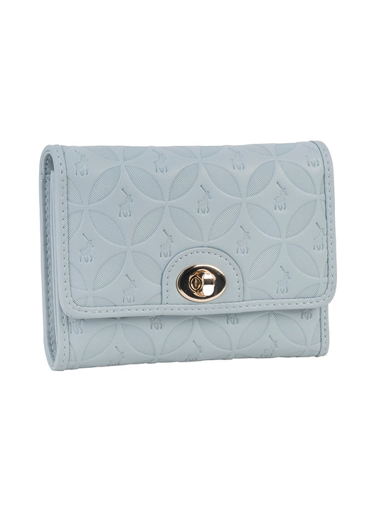 Polo Sinclair Compact Trifold Purse | Sky