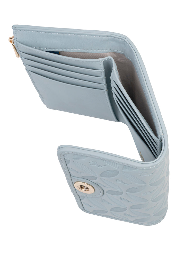 Polo Sinclair Compact Trifold Purse | Sky