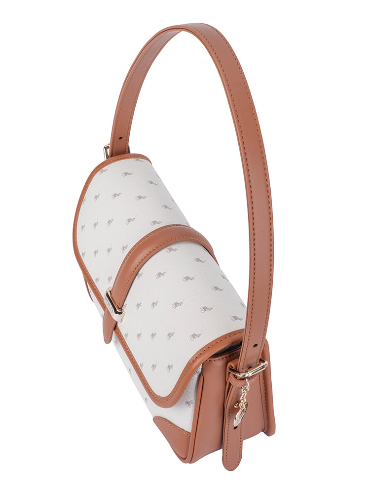Polo Kelsey Flapover Shoulder Bag | Grey
