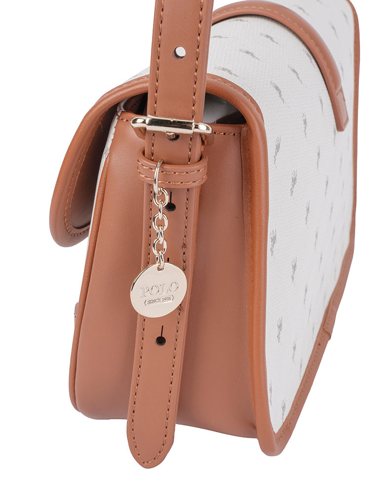 Polo Kelsey Flapover Shoulder Bag | Grey