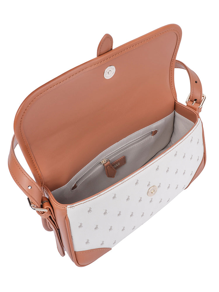 Polo Kelsey Flapover Shoulder Bag | Grey
