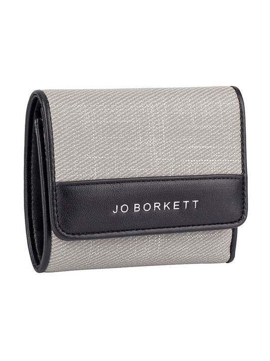 Jo Borkett Blyth Tri-Fold Purse | Black