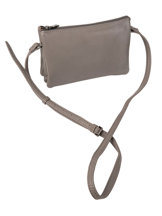 Cellini Diva Tuscany Multi Compartment Sling | Taupe Grey