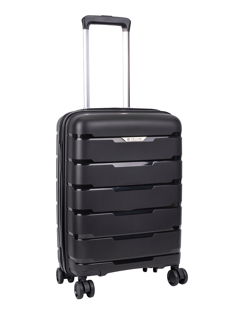 Cellini Rapido 4 Wheel 55cm Luggage Trolley | Black