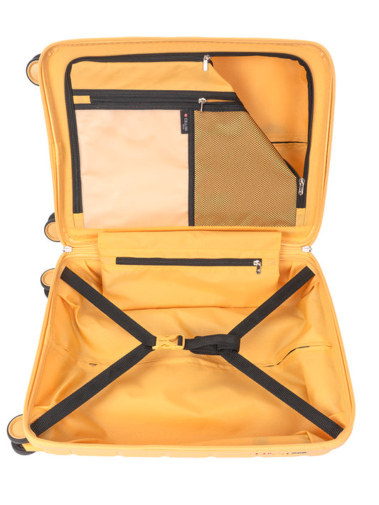 Cellini Rapido 4 Wheel Carry On Trolley | Yellow