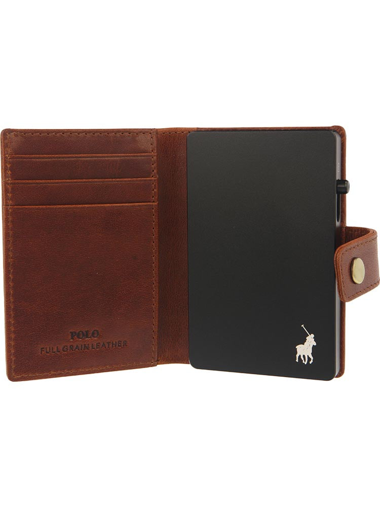 Polo Pop-Up Wallet | Brown